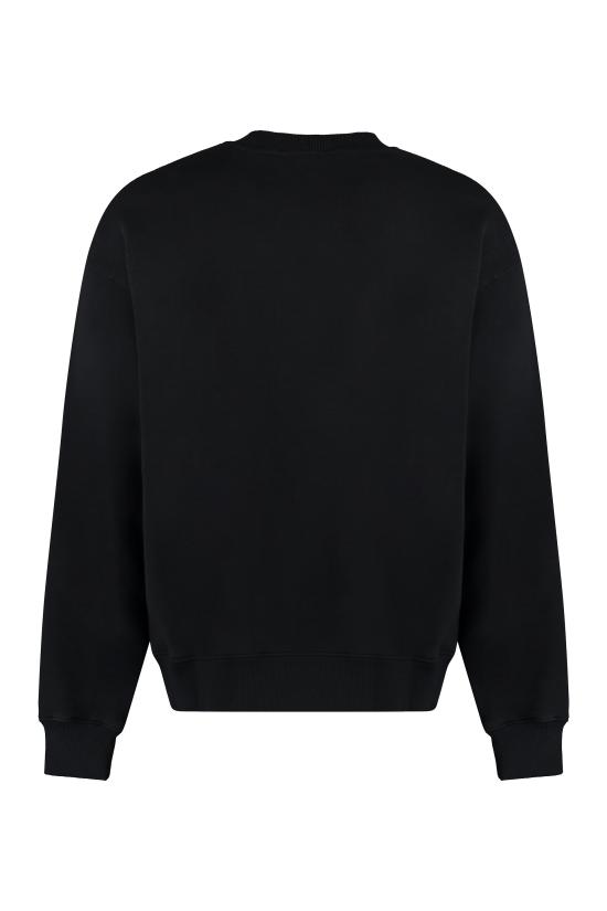  오프화이트 긴팔 티셔츠 OMBA054F23FLE001 1001 black - OFF WHITE