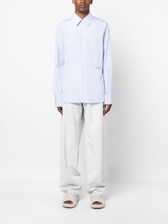  베르사체 긴팔 셔츠 10106811A07743 5V510 Light Blue - VERSACE