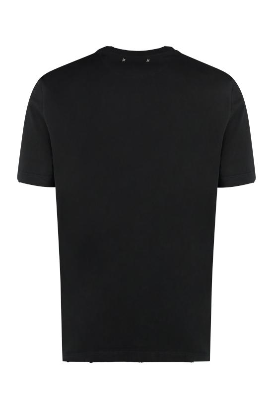  골든구스 반팔 티셔츠 GMP01220P000637 90292 black - GOLDEN GOOSE