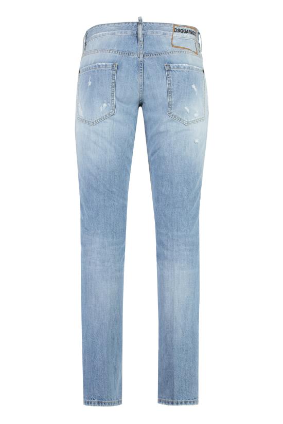  디스퀘어드2 스트레이트 팬츠 S74LB1321S30309 470 Denim - DSQUARED2