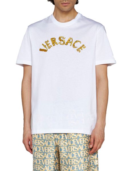  베르사체 반팔 티셔츠 10106411A07700 1W000 White - VERSACE