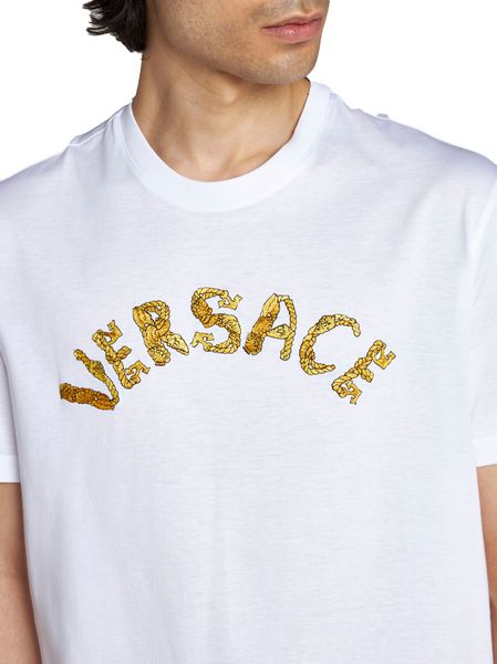 베르사체 반팔 티셔츠 10106411A07700 1W000 White - VERSACE
