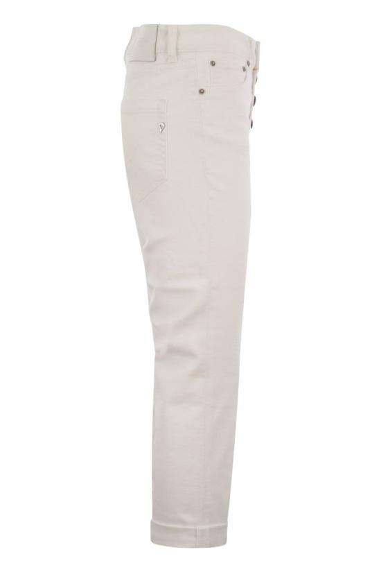  돈답 스트레이트 팬츠 DP268BBS0030DPTDDD 000 WHITE - DONDUP