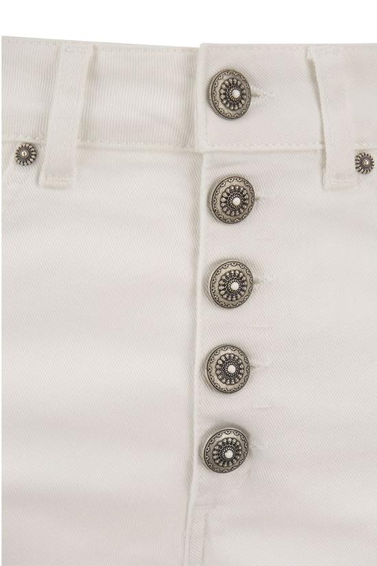  돈답 스트레이트 팬츠 DP268BBS0030DPTDDD 000 WHITE - DONDUP