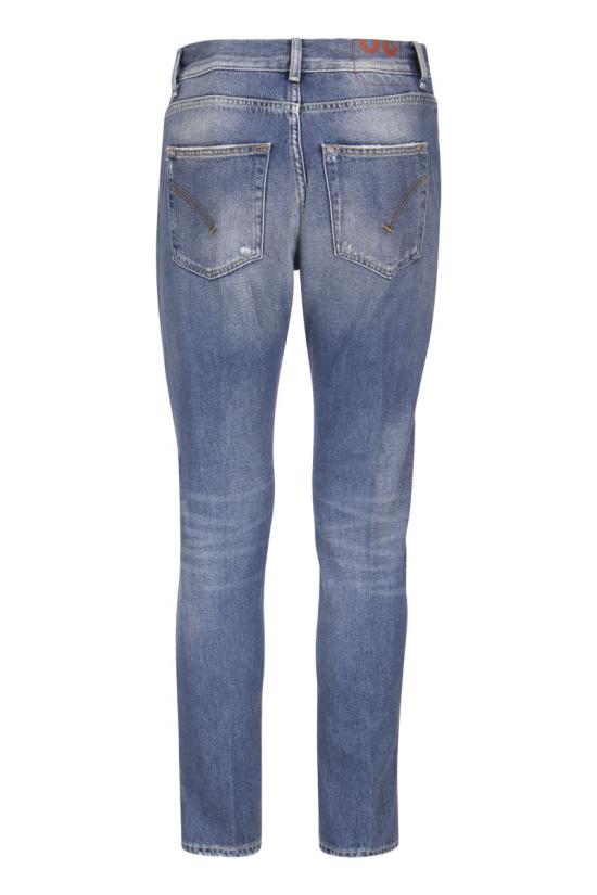  돈답 스트레이트 팬츠 UP576DFE249CM5DU 800 BLUE - DONDUP