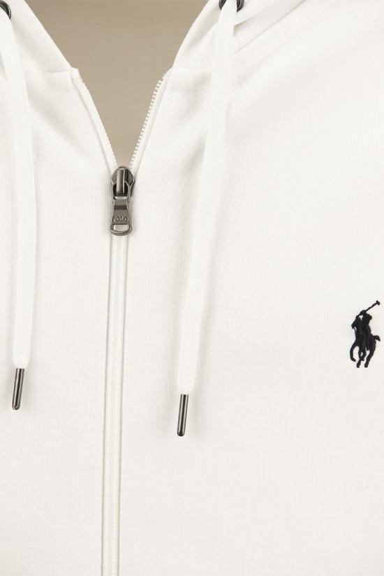  폴로 랄프로렌 더블 니트 후드 집업 710881517 006 WHITE - POLO RALPH LAUREN