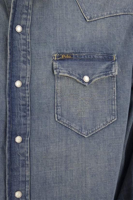  폴로 랄프로렌 웨스턴 레귤러핏 데님 셔츠 710703936 001 LIGHT DENIM - POLO RALPH LAUREN