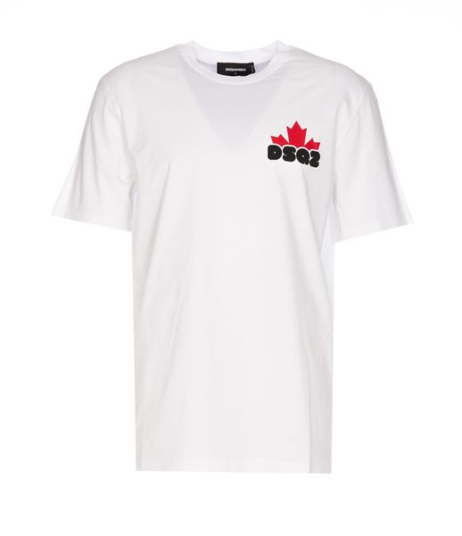  디스퀘어드2 반팔 티셔츠 S74GD1200S23009100 WHITE