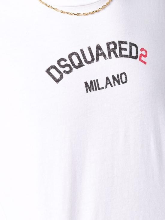  디스퀘어드2 반팔 티셔츠 S74GD0969S22507100 WHITE - DSQUARED2