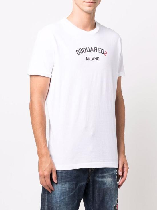  디스퀘어드2 반팔 티셔츠 S74GD0969S22507100 WHITE - DSQUARED2
