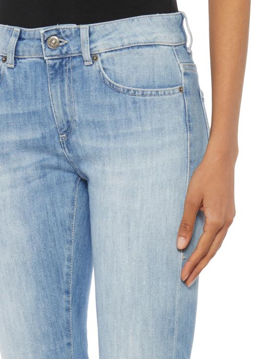  돈답 스트레이트 팬츠 FDP618DS0107FI2DDS23800 BLUE - DONDUP