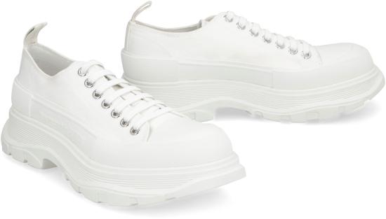  알렉산더 맥퀸 트레드 슬릭 레이스 업 705660W4MV2 9000 White - ALEXANDER MCQUEEN