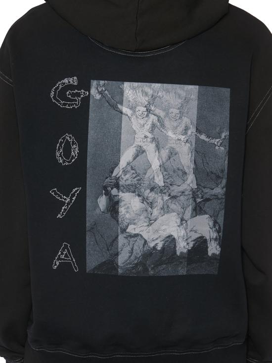  데스마스크 후드 티셔츠 FGARMENTDYEDHOODED BLACK - DEATHMASK