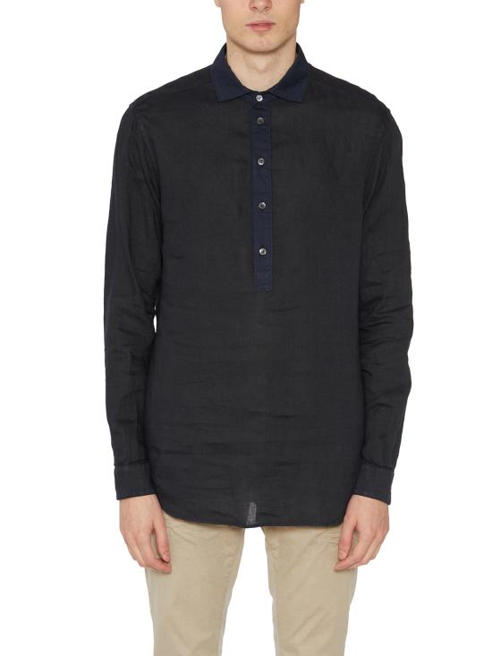  파올로페코라 긴팔 셔츠 FG09136066685 BLUE