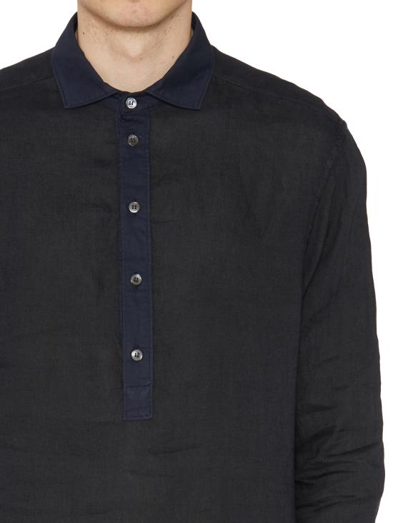  파올로페코라 긴팔 셔츠 FG09136066685 BLUE - PAOLO PECORA