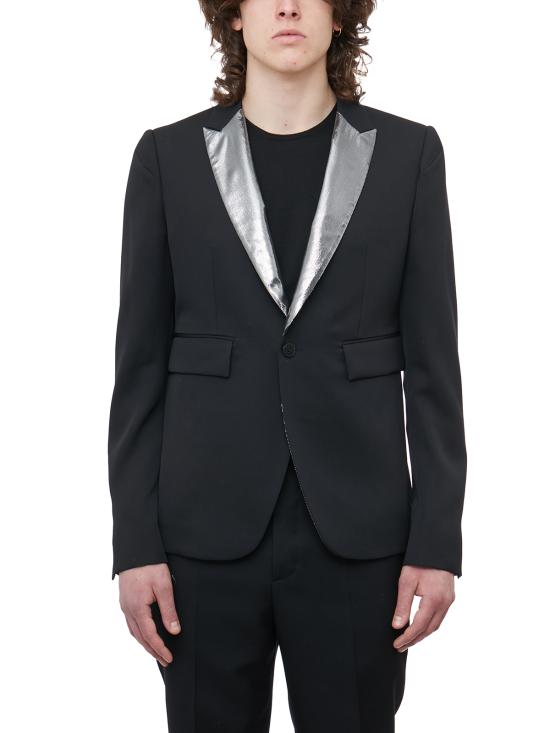  사피오 수트 자켓 FN55GABARDINEM BLACK