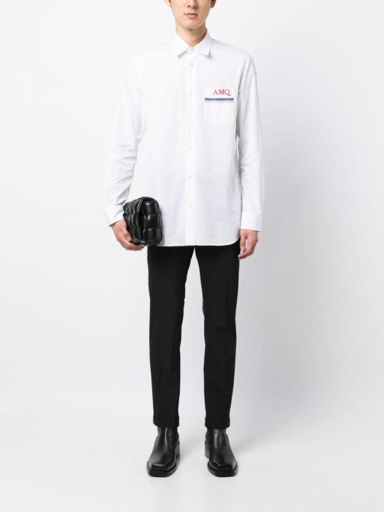 알렉산더 맥퀸 긴팔 셔츠 726108QUN66 WHITE - ALEXANDER MCQUEEN