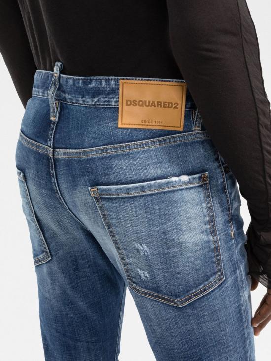  디스퀘어드2 스트레이트 팬츠 S74LB1167S30342 470 Denim - DSQUARED2