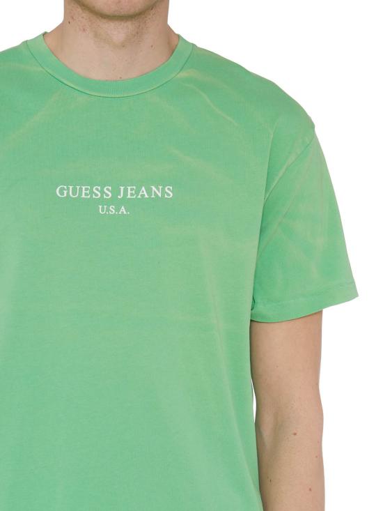  게스 반팔 티셔츠 FM3GI00KBB5F8DT GREEN OIL - GUESS