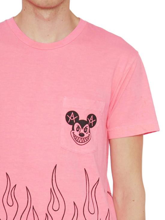  로컬 어쏘리티 반팔 티셔츠 FA23SSP05 PINK - LOCAL AUTHORITY