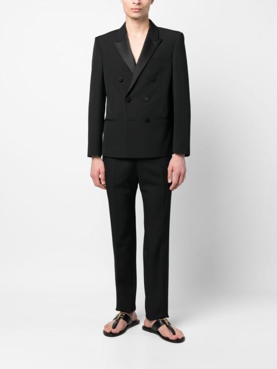  생로랑 스트레이트 팬츠 733787Y512W1000 NERO - SAINT LAURENT