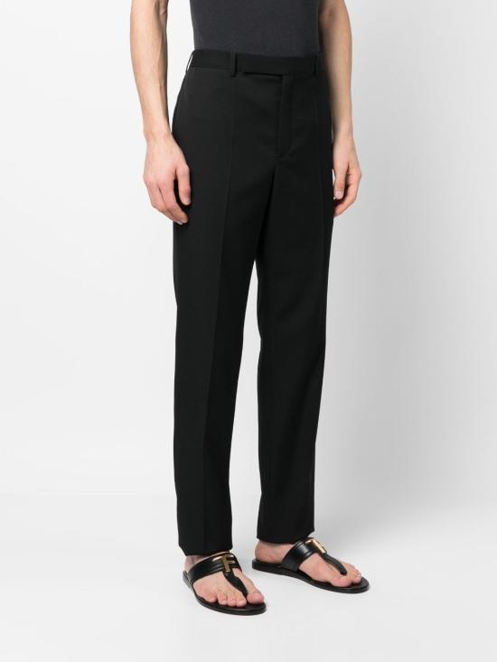  생로랑 스트레이트 팬츠 733787Y512W1000 NERO - SAINT LAURENT