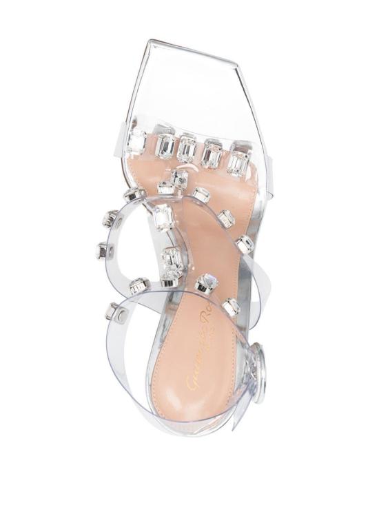  지안비토로시 샌들 G3224515RICGMETSIM TRASP SILVER MULTICOLOR - GIANVITO ROSSI