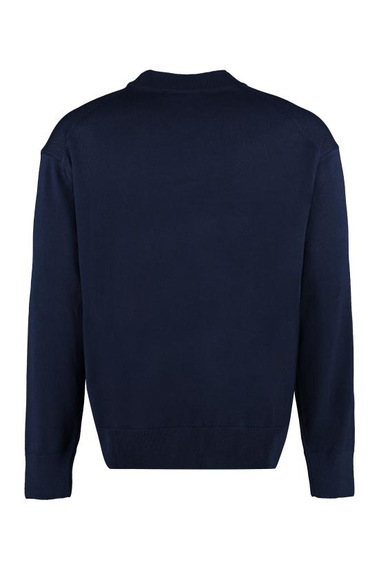  메종키츠네 스웨터 KM00503KT1036 P480 blue - MAISON KITSUNE