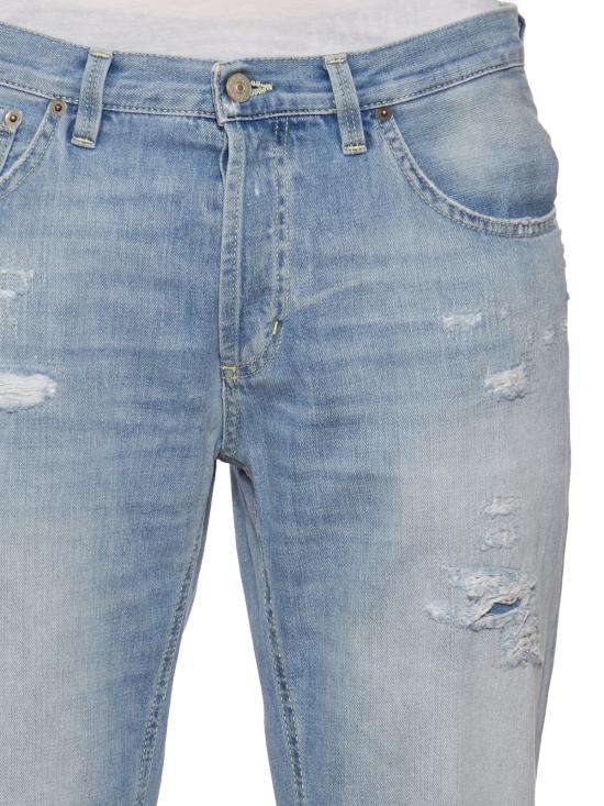  돈답 스트레이트 팬츠 FUP434DF0261UFR9DU800 BLUE - DONDUP