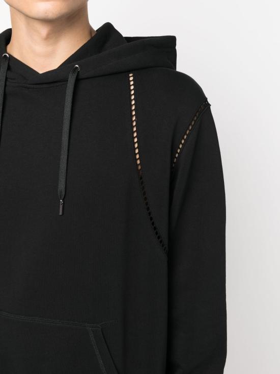  알렉산더 맥퀸 후드 티셔츠 731639QUX431000 DEEP BLACK - ALEXANDER MCQUEEN