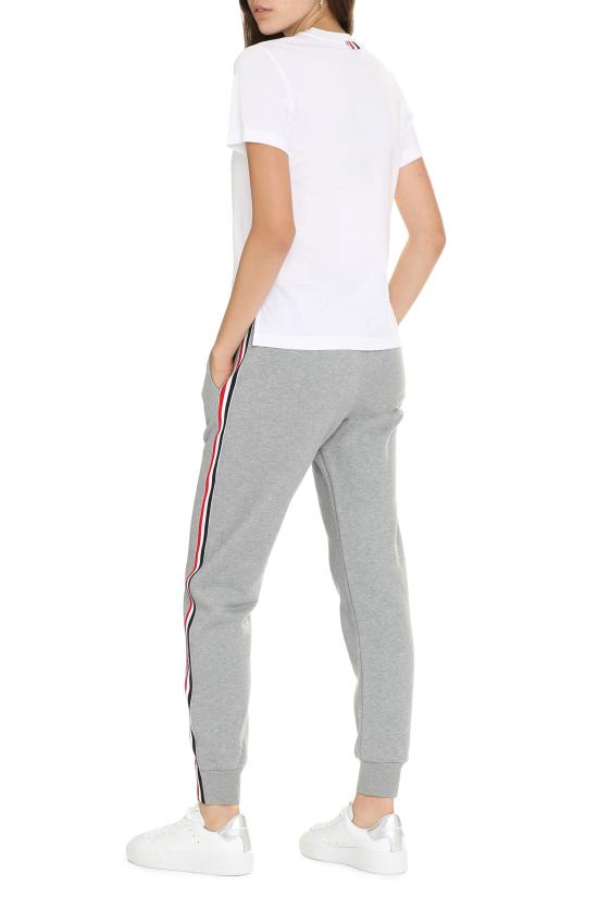  톰브라운 반팔 티셔츠 FJS036A05398 100 White - THOM BROWNE