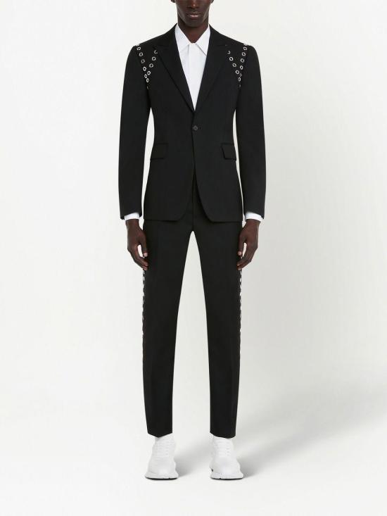  알렉산더 맥퀸 스트레이트 팬츠 721808QUU821000 BLACK - ALEXANDER MCQUEEN