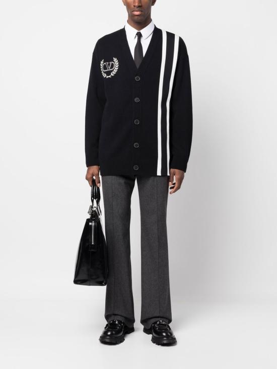  발렌티노 가라바니 가디건 VKA02J95E0NA NERO AVORIO - VALENTINO GARAVANI