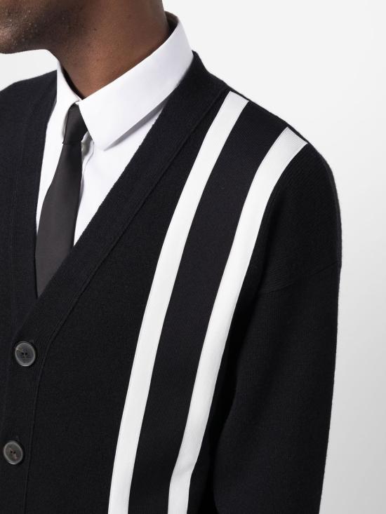  발렌티노 가라바니 가디건 VKA02J95E0NA NERO AVORIO - VALENTINO GARAVANI