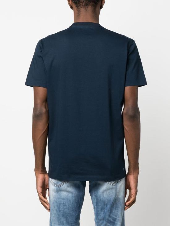  디스퀘어드2 반팔 티셔츠 S71GD1247S23009478 NAVY BLUE - DSQUARED2