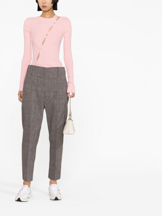  이자벨마랑에뚜왈 스트레이트 팬츠 PA0058FAA1F30EBKPK BLACK PINK - ISABEL MARANT ETOILE