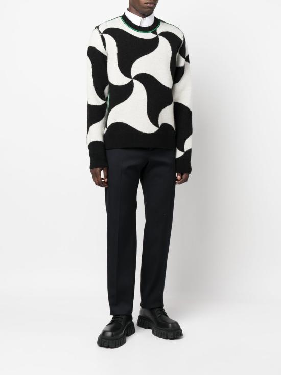  발렌티노 가라바니 스트레이트 팬츠 VRBI608HU0NO BLACK - VALENTINO GARAVANI