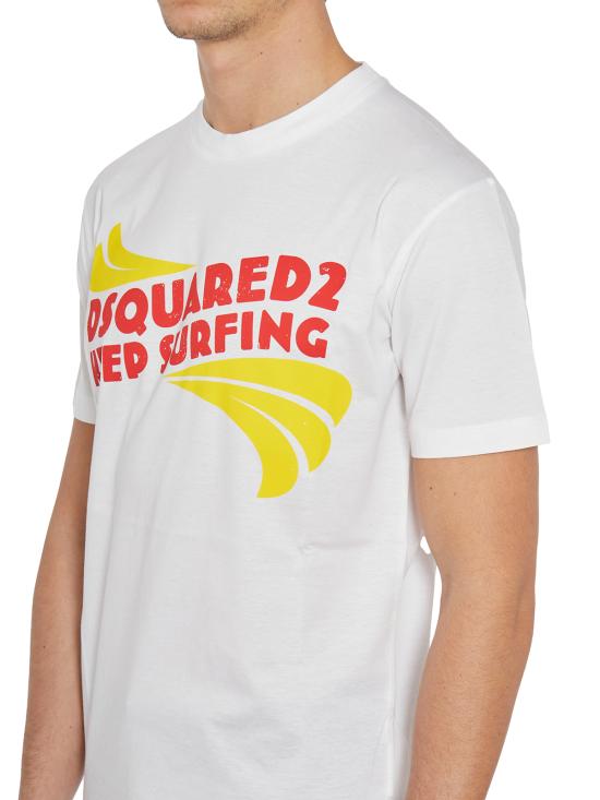  디스퀘어드2 반팔 티셔츠 FS74GD1088S23009100 WHITE - DSQUARED2