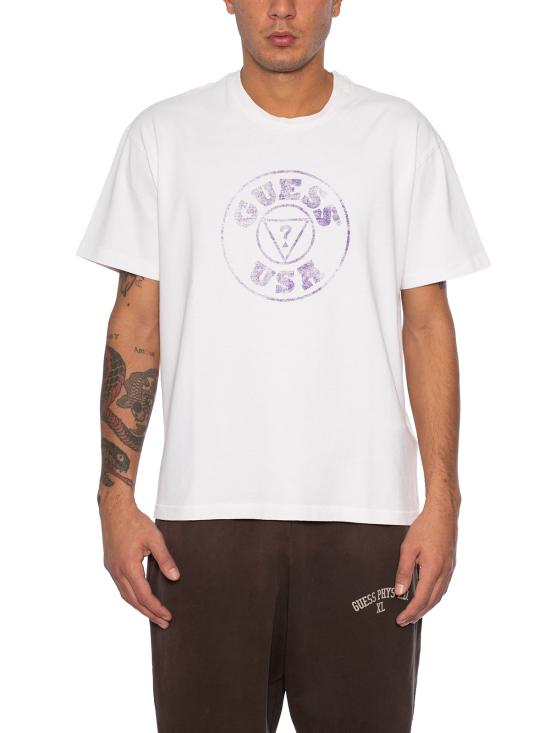  게스 반팔 티셔츠 EM2BI07KBB50 WHITE