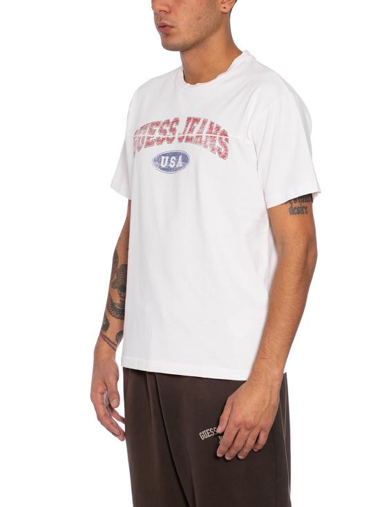  게스 반팔 티셔츠 EM2BI06KBB50 WHITE - GUESS