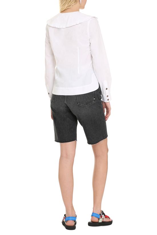  가니 반팔 티셔츠 F57786099 151 White - GANNI