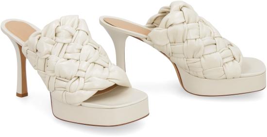  보테가베네타 샌들 630175VBT10 8279 Beige - BOTTEGA VENETA