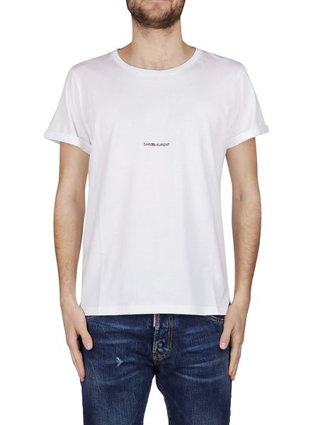  생로랑 리브 고쉬 티셔츠 464572YB2DQ 9000 White - SAINT LAURENT