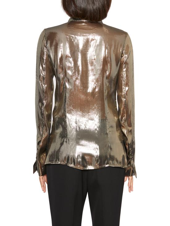  사피오 블라우스 EN16LAMEW GOLD - SAPIO