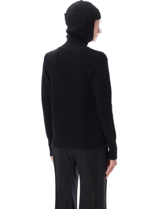  브베자 터틀넥 7645AW21K BLACK - BEVZA