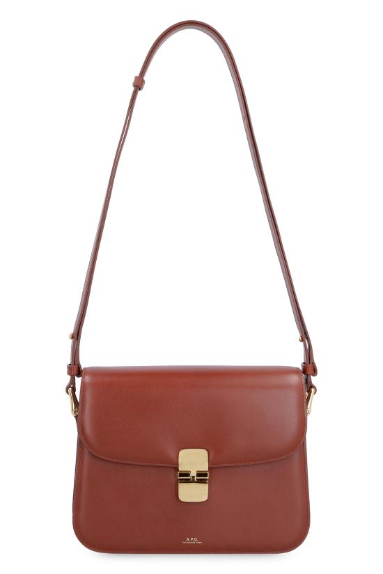  아페쎄 그레이스 백 PXBMWF61412 CAD Saddle Brown - A.P.C.