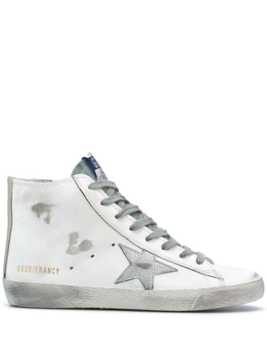  골든구스 스웨이드 스타 프랜시 스니커즈 GWF00113F00031910274 WHITE SILVER MILK - GOLDEN GOOSE