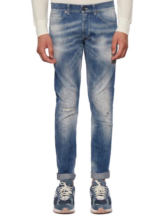  돈답 스트레이트 팬츠 EUP232DS0107UDI5DU800 BLUE - DONDUP