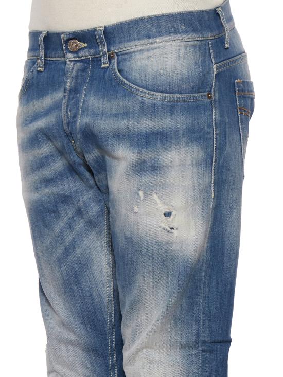  돈답 스트레이트 팬츠 EUP232DS0107UDI5DU800 BLUE - DONDUP