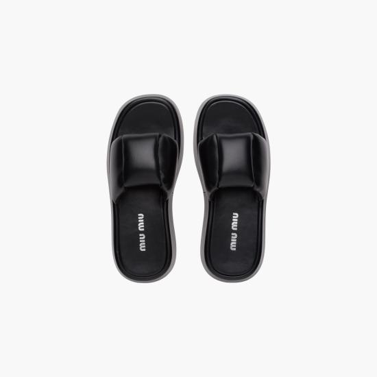  미우미우 샌들 5XX550F04538F0002 NERO - MIU MIU